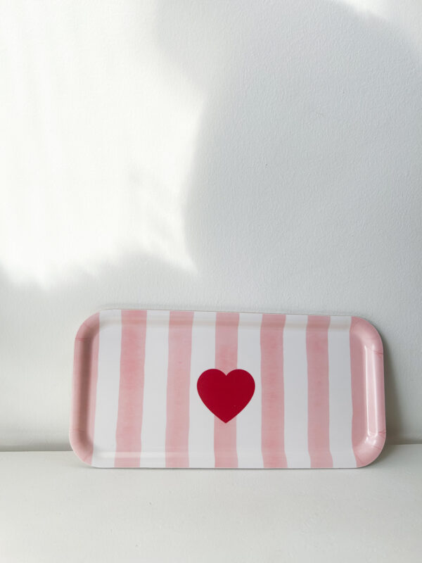 Plateau rectangulaire Coeur