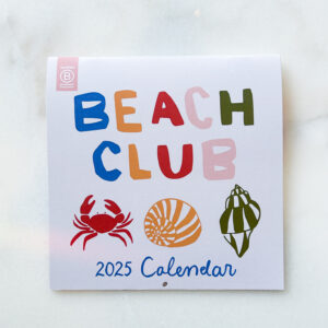 Calendrier Beach Club 2025