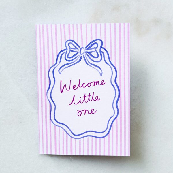 Carte Welcome Little One