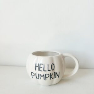 Mug Hello Pumpkin Blanc