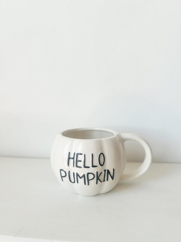 Mug Hello Pumpkin Blanc