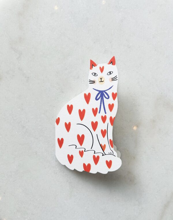 Carte Chat Coeur