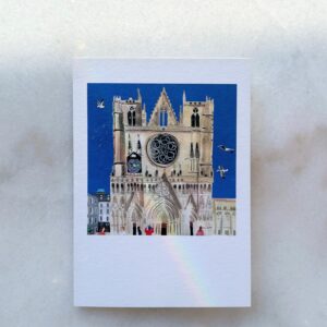 Carte de Lyon - La basilique de Fourvière