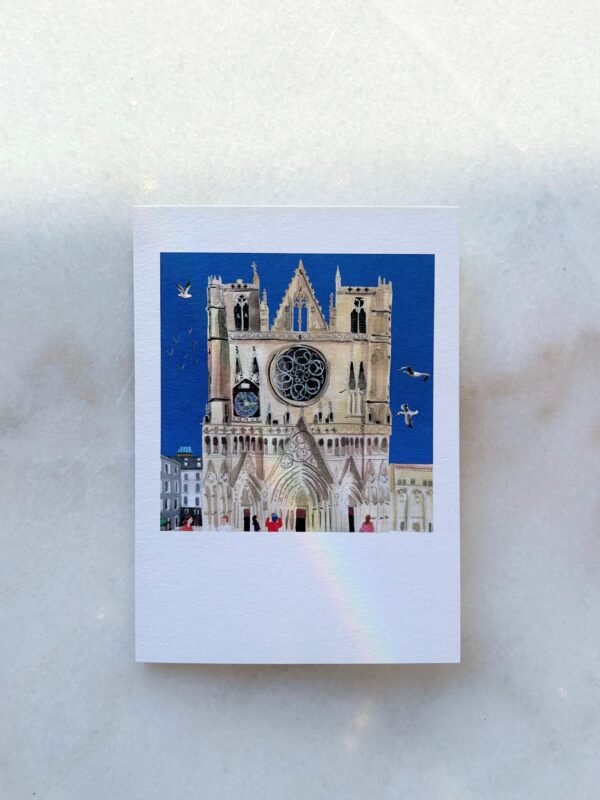 Carte de Lyon - La basilique de Fourvière