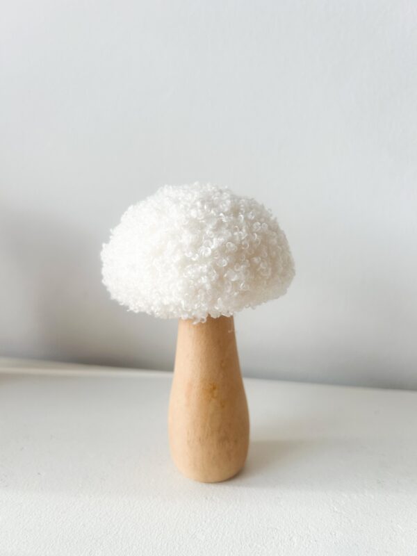 Champignon fluffy Blanc