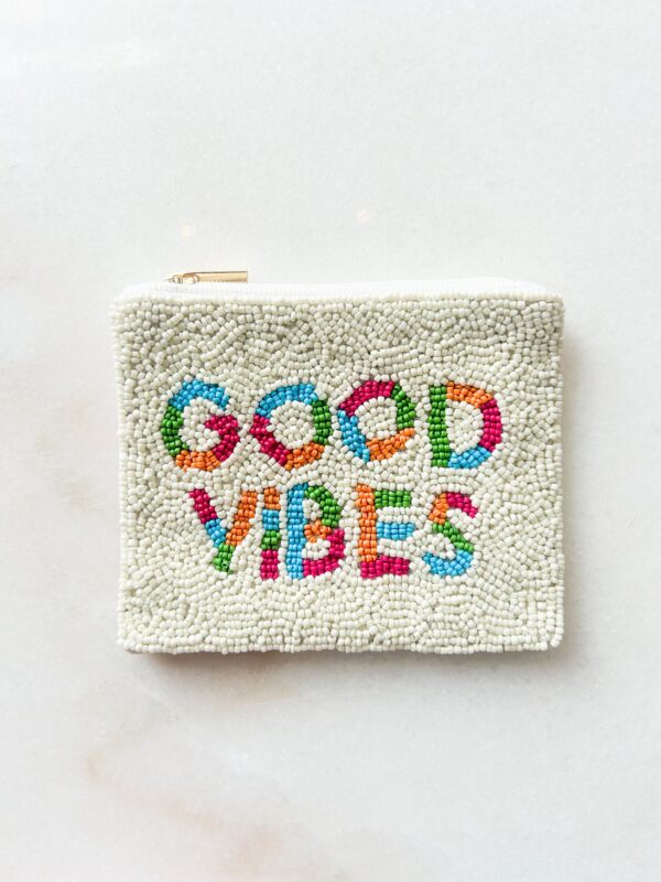 Porte monnaie en perles Good Vibes