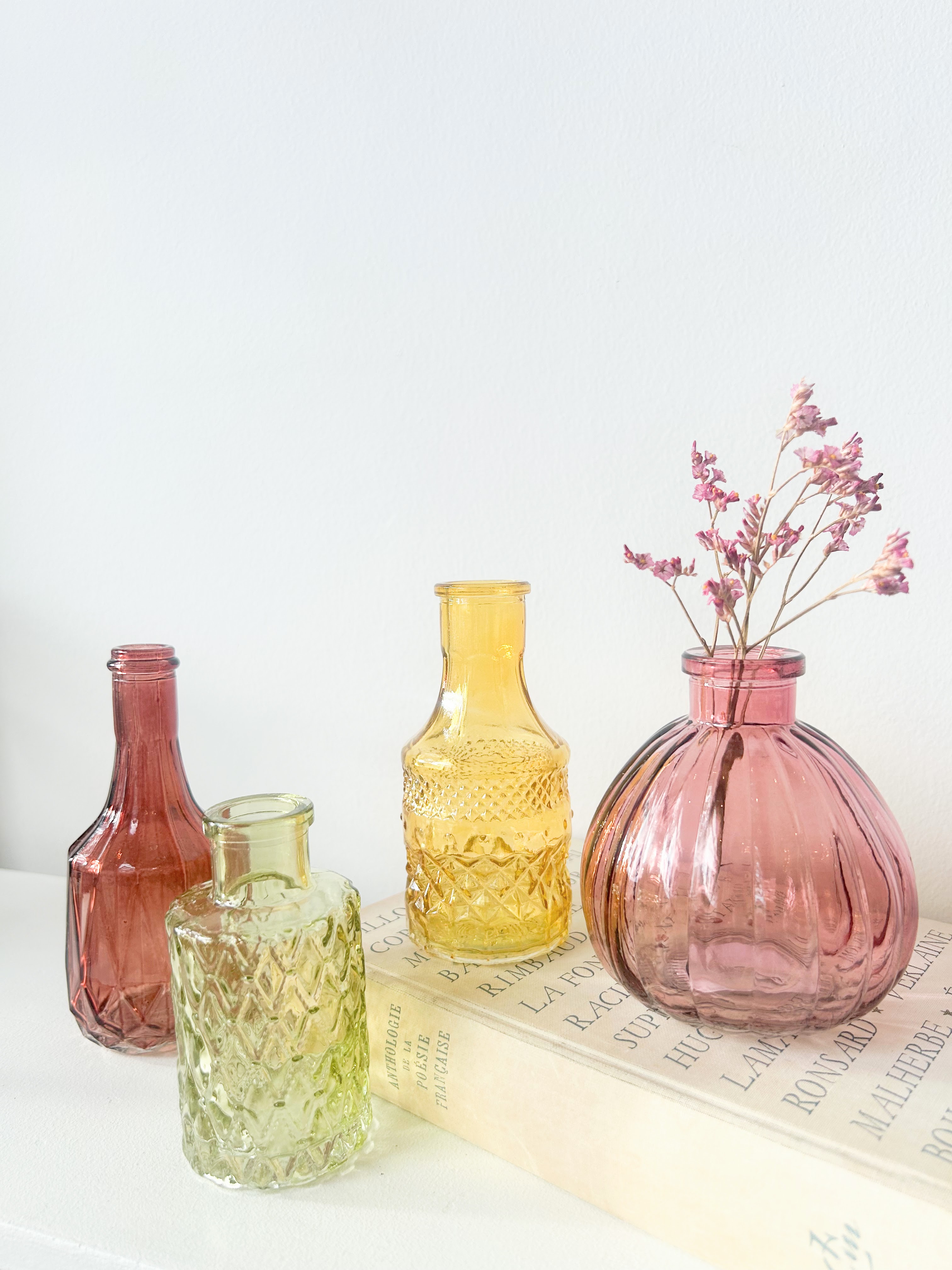 Set de 4 mini vases Automne