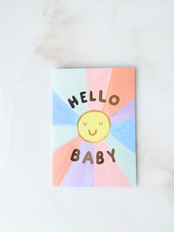 Carte Hello Baby