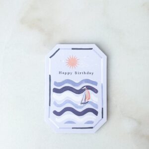 Carte anniversaire - La mer