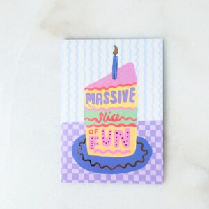 Carte anniversaire - Slice of fun