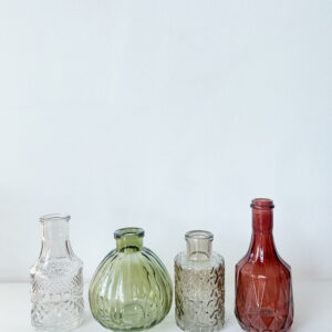 Set de 4 mini vases Hiver