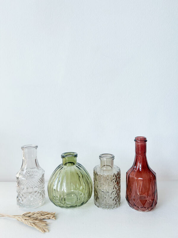 Set de 4 mini vases Hiver