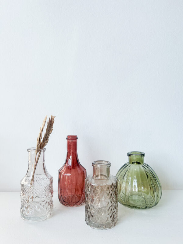 Set de 4 mini vases Hiver